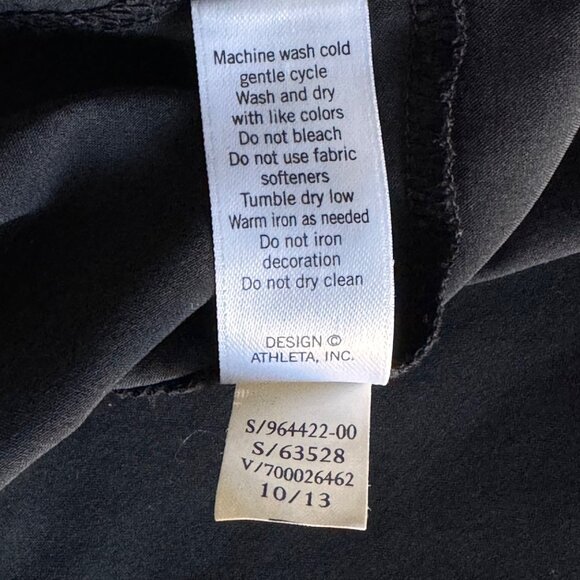 Athleta Womens Halter Dress 964422-00 Size 12 Black Stretchy Casual Summer - Picture 5 of 8